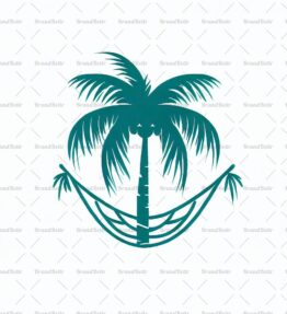Hängematte an einer Palme